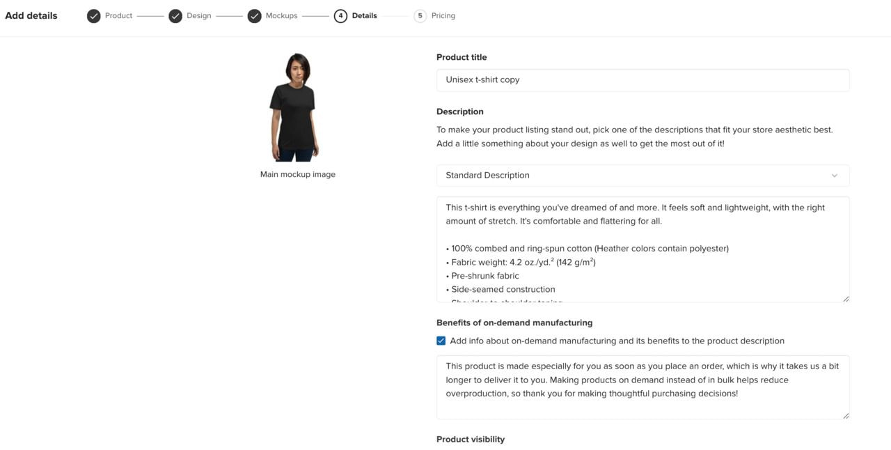 a screenshot of a product page